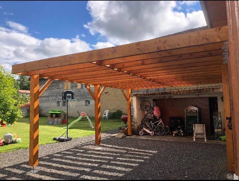 Construction abris voiture en bois Var